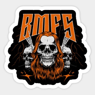 Billy Strings Metal Head Sticker